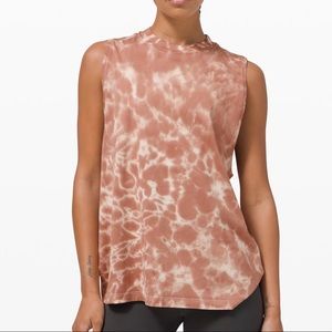 Lululemon All Yours Tank *Tie Dye in Marmoleado Tie Dye Ancient Copper - Size 10